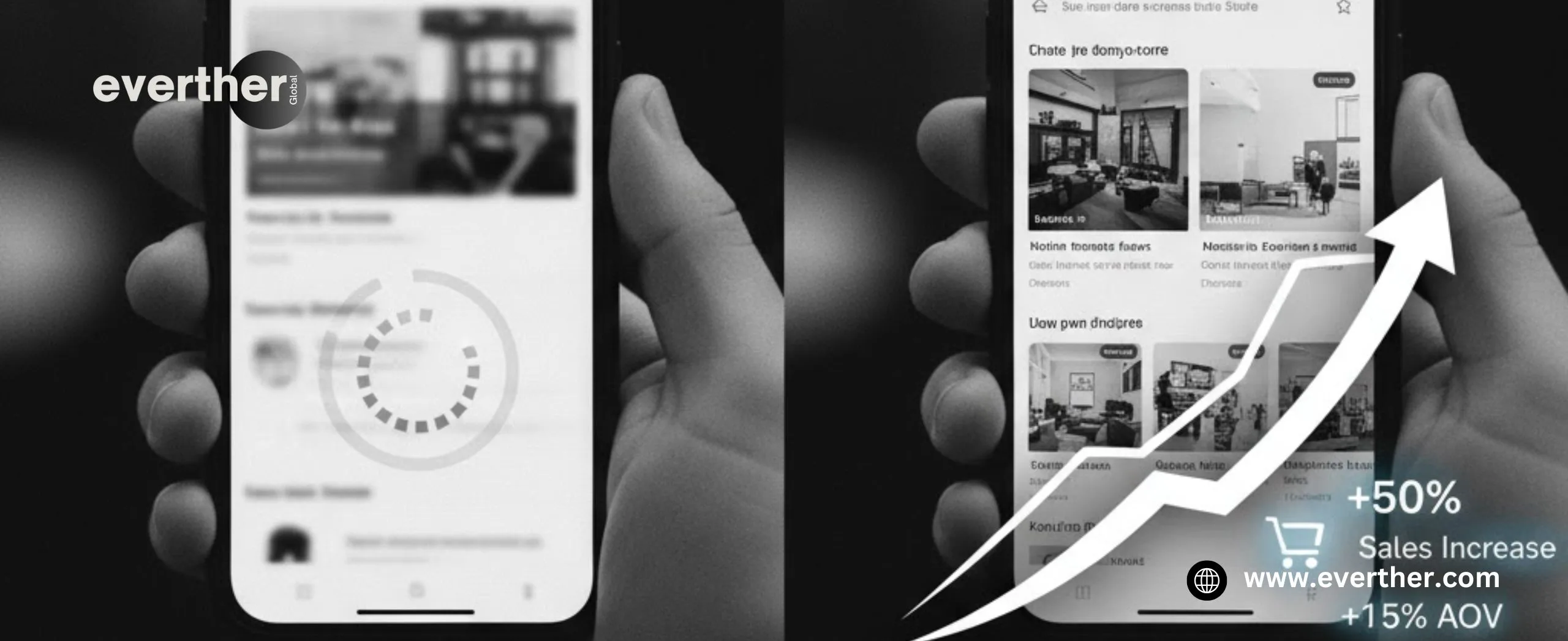 split-screen image